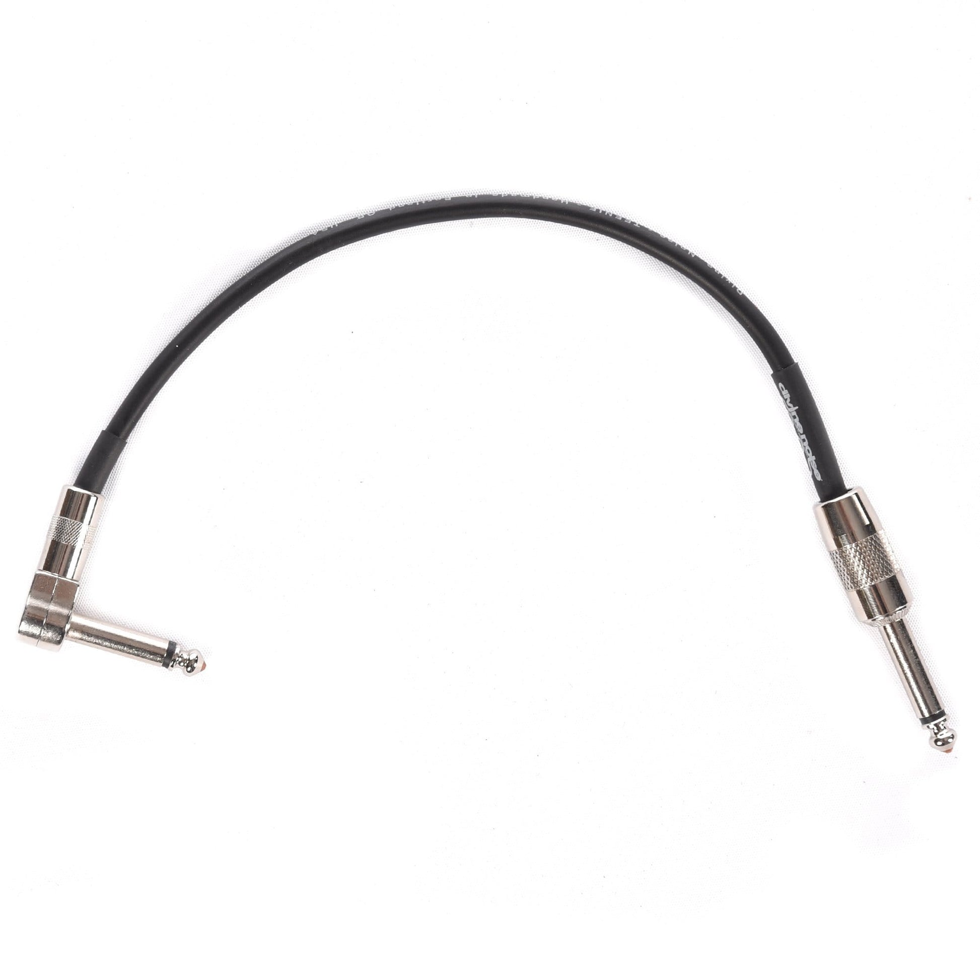 Divine Noise Teenie Patch Cable Black 10" Stubby Straight-VLP Angle Accessories / Cables