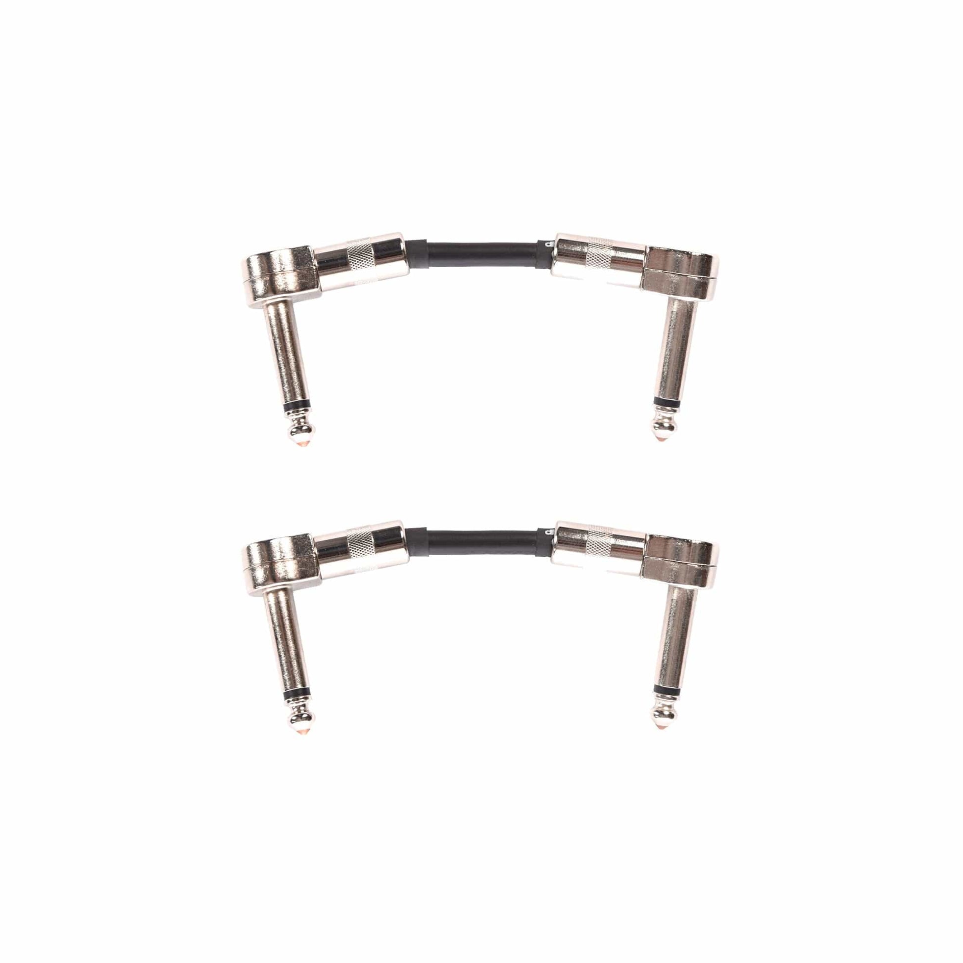 Divine Noise Teenie Patch Cable Black 3" VLP Angle-VLP Angle 2 Pack Bundle Accessories / Cables