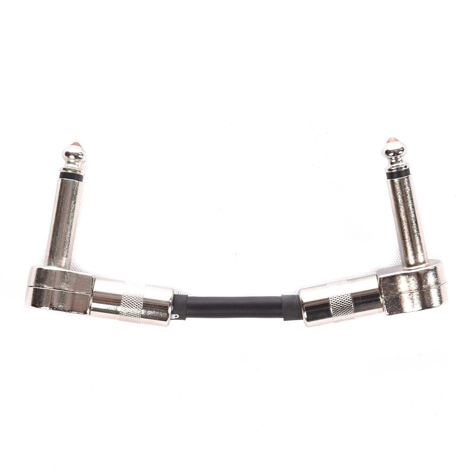 Divine Noise Teenie Patch Cable Black 3" VLP Angle-VLP Angle Accessories / Cables