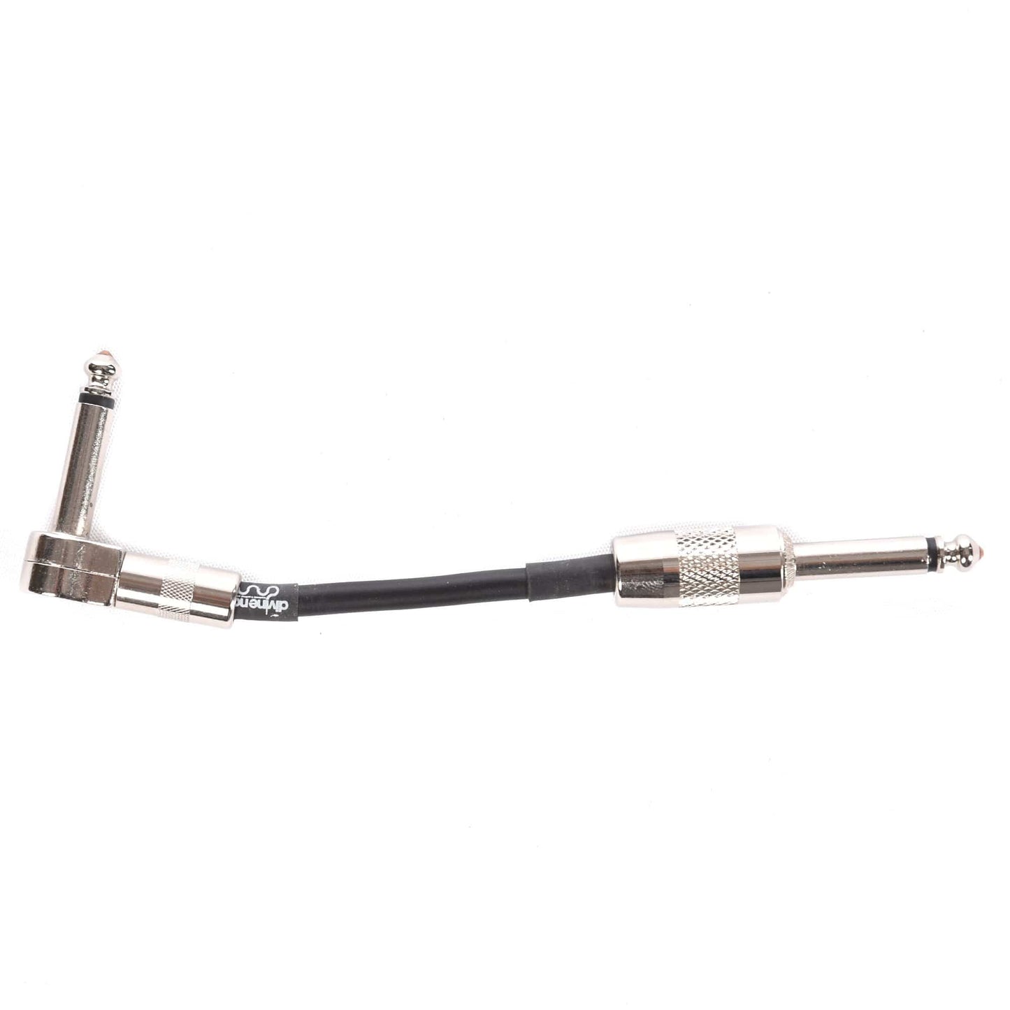 Divine Noise Teenie Patch Cable Black 4" Stubby Straight-VLP Angle Accessories / Cables