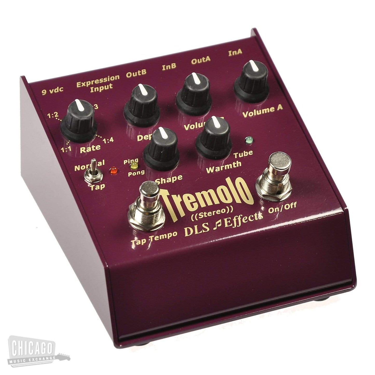 DLS Effects TR1 Stereo Tremolo with Tap Tempo Effects and Pedals / Tremolo and Vibrato