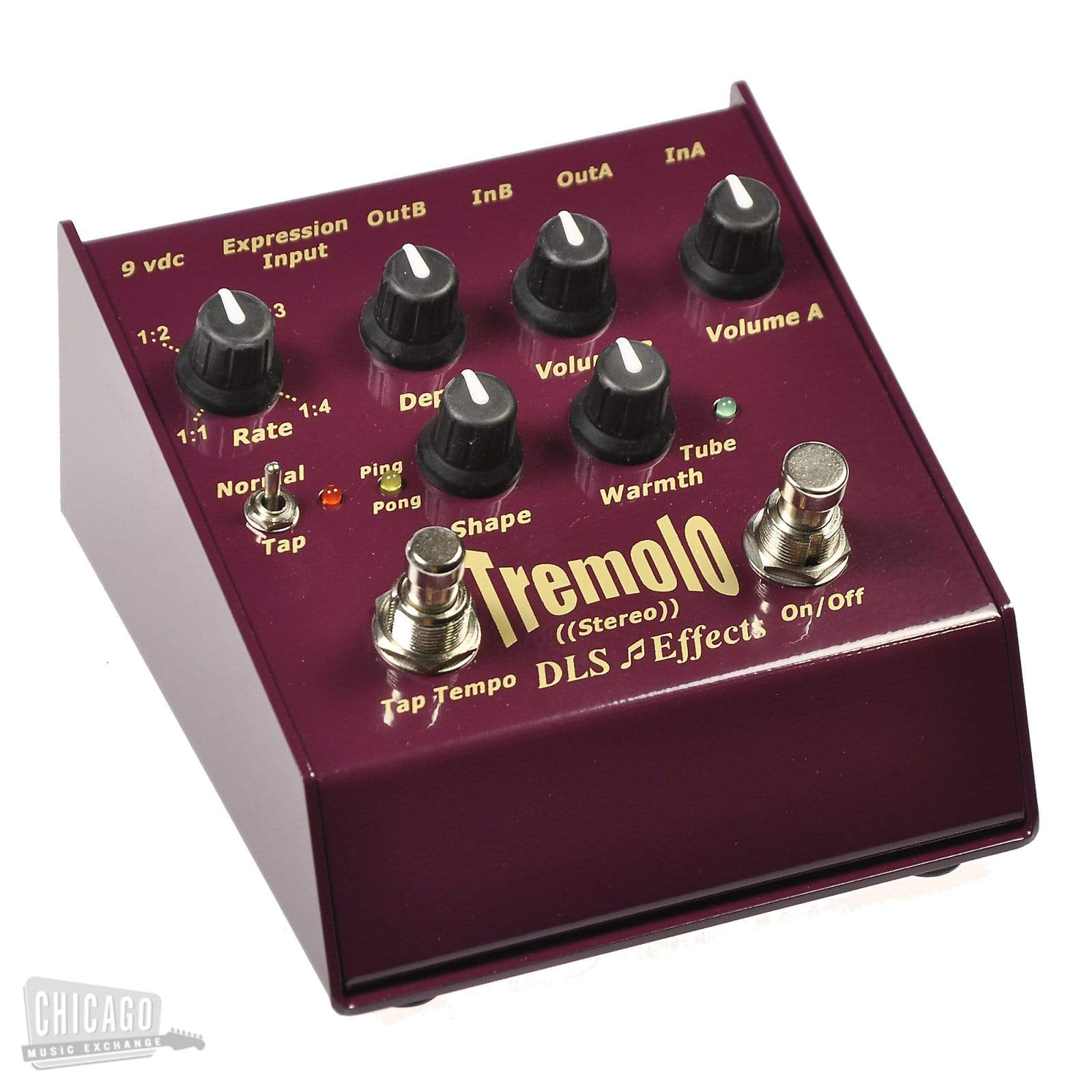 DLS Effects TR1 Stereo Tremolo with Tap Tempo Effects and Pedals / Tremolo and Vibrato