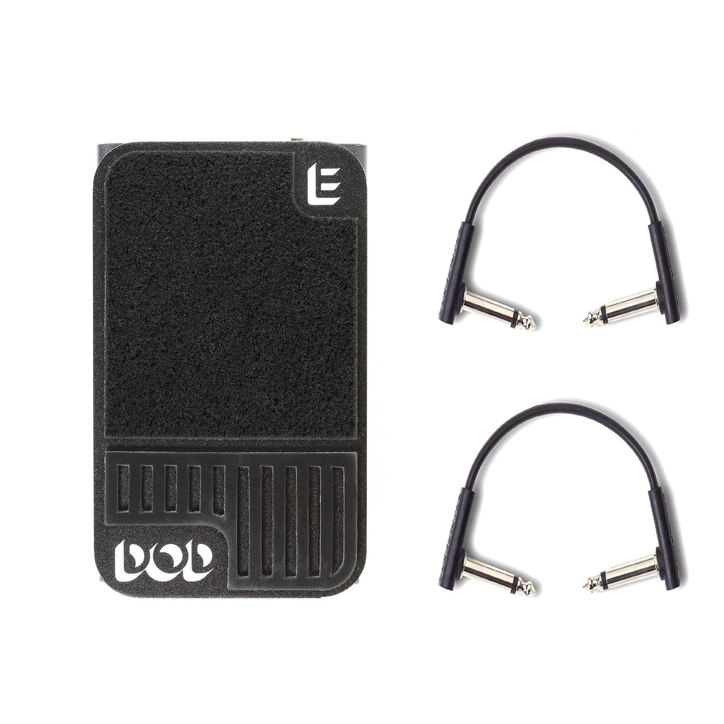 DOD Mini Expression Pedal w/RockBoard Flat Patch Cables Bundle Effects and Pedals / Controllers, Volume and Expression