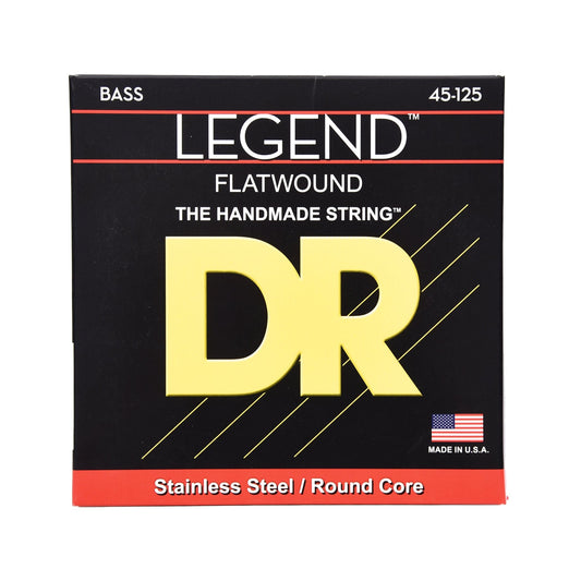 DR Strings FL5-45 Legend Flatwound Bass Strings Medium 5-String 45-125 Accessories / Strings / Bass Strings