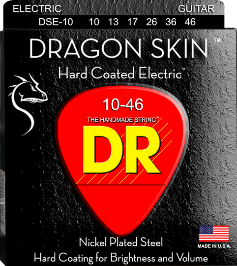 DR Strings Dragon Skin K3 Electric 10-46 Accessories / Strings / Guitar Strings