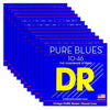DR Strings PHR-10 Pure Blues Electric 10-46 12 Pack Bundle Accessories / Strings / Guitar Strings