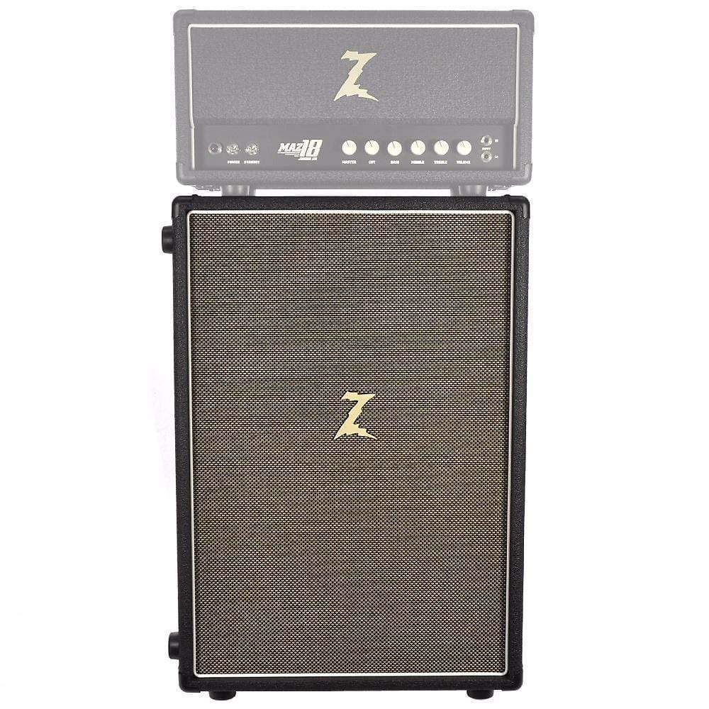 Dr. Z Z-Best 2x12 Extension Cabinet Closed Back Black with Tan Grille Amps / Guitar Cabinets