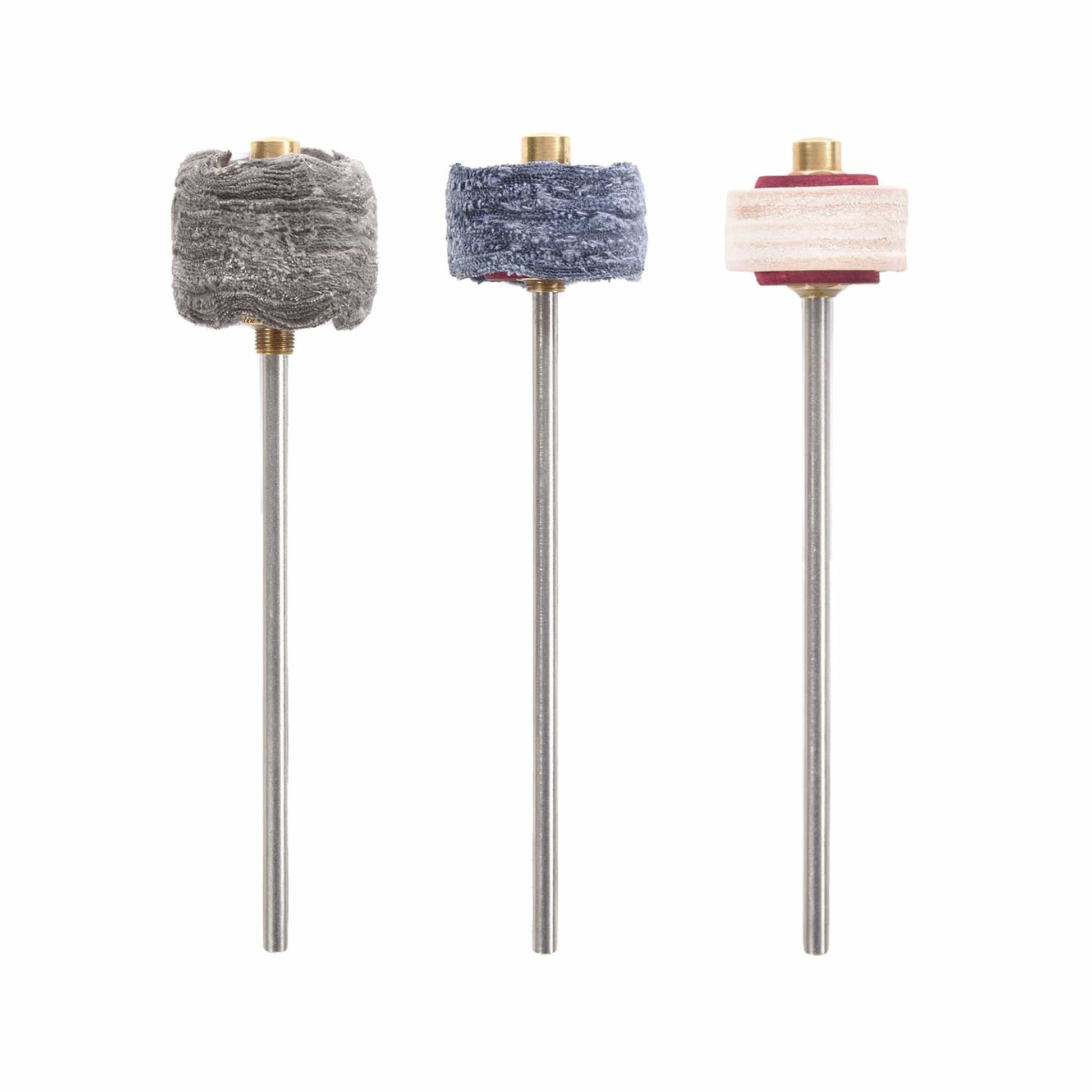 Dragonfly Percussion Leather, Canvas & Flannel Bass Drum Beater (3 Pack Bundle) Drums and Percussion / Parts and Accessories / Drum Parts