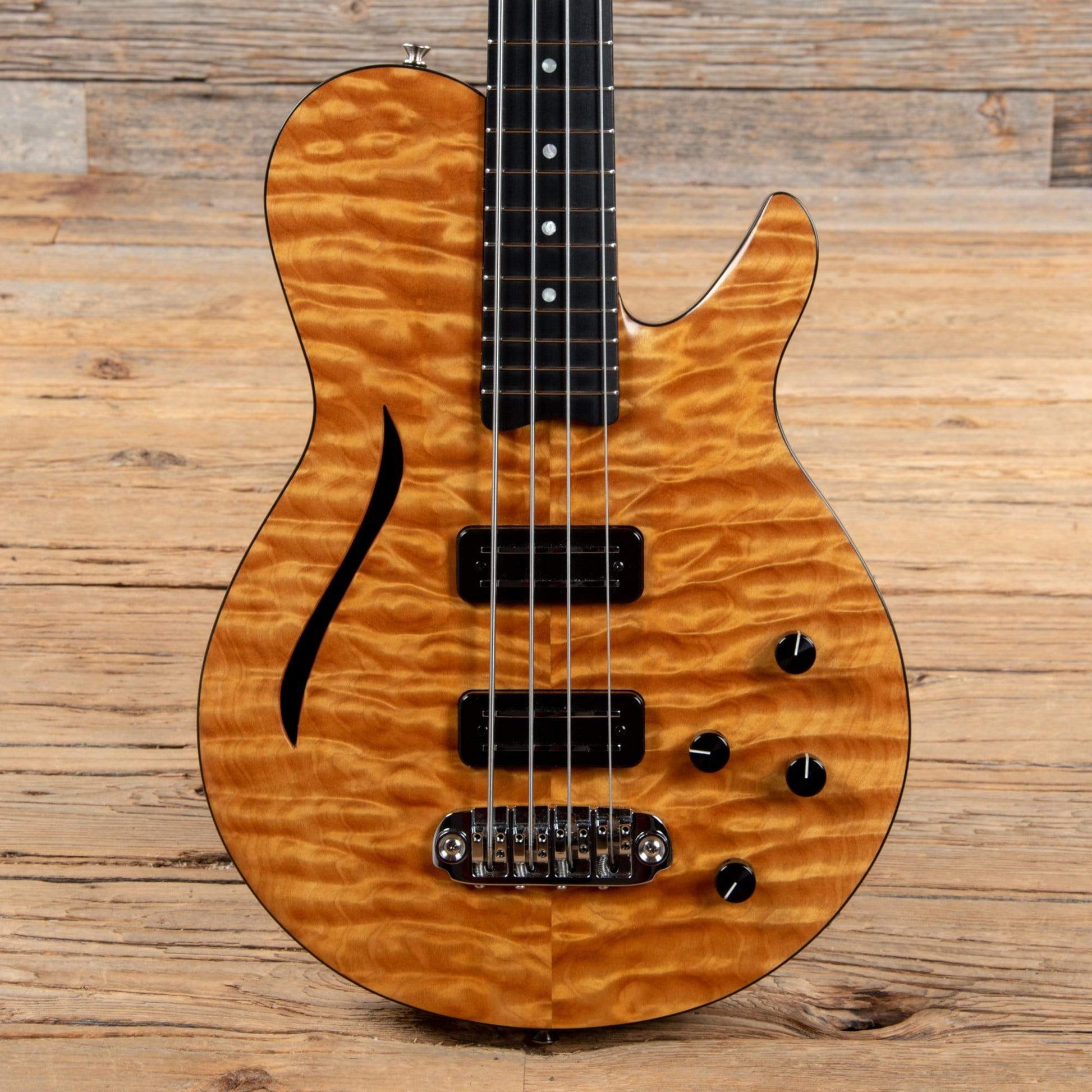 Drake Custom Cricket Semi-Hollow Medium Scale Natural 2017 Bass Guitars / Short Scale