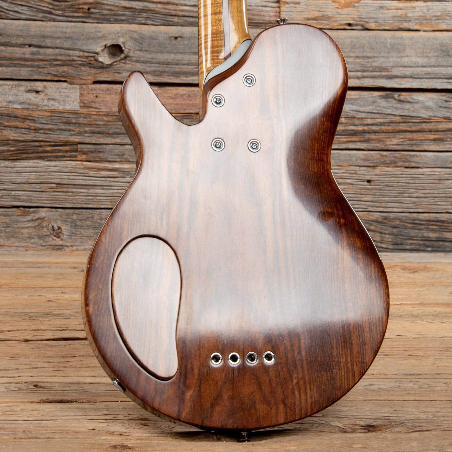 Drake Custom Cricket Semi-Hollow Medium Scale Natural 2017 Bass Guitars / Short Scale