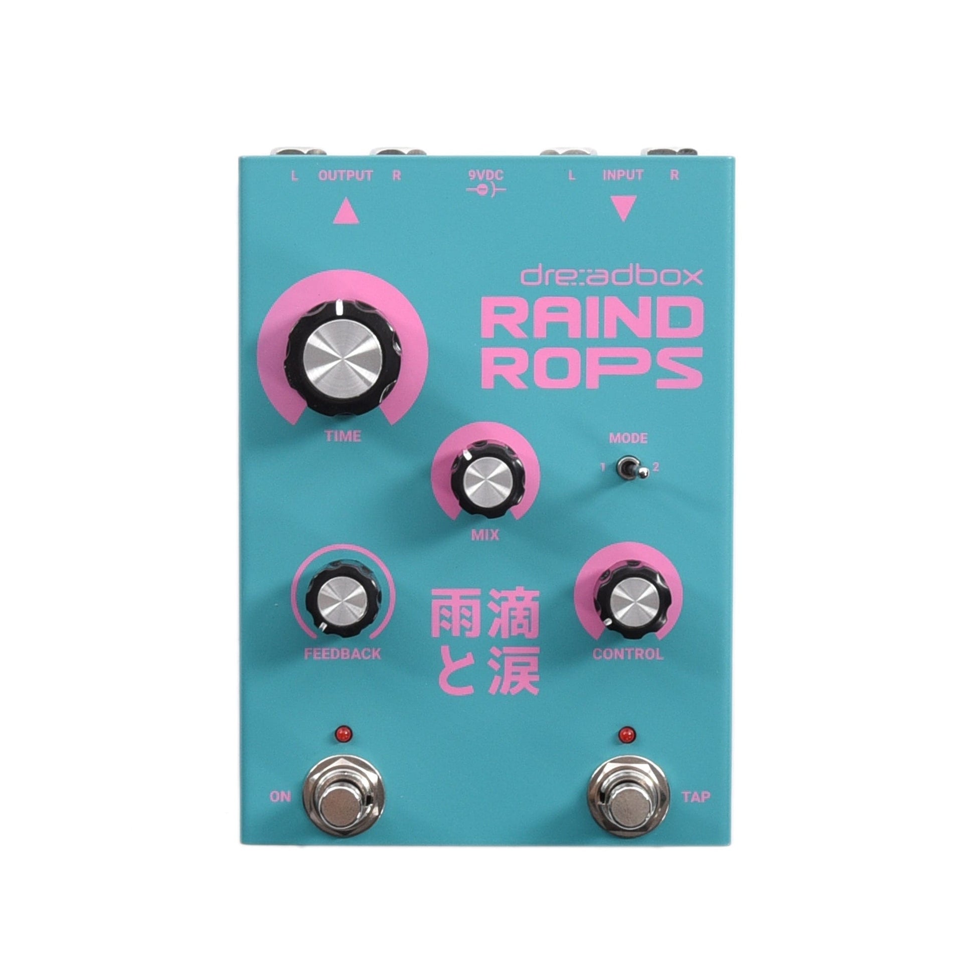 Dreadbox Raindrops Modulated Pitch Shifting Lush Stereo Reverberated Delay Pedal Effects and Pedals / Delay