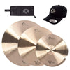 Dream 15/18/22" Dream Bliss Cymbal Set w/CDE Logo Hat & Stick Bag Drums and Percussion / Cymbals / Crash