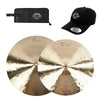 Dream 17/19" Bliss Paper Thin Crash Cymbal Set w/CDE Logo Hat & Stick Bag Drums and Percussion / Cymbals / Crash