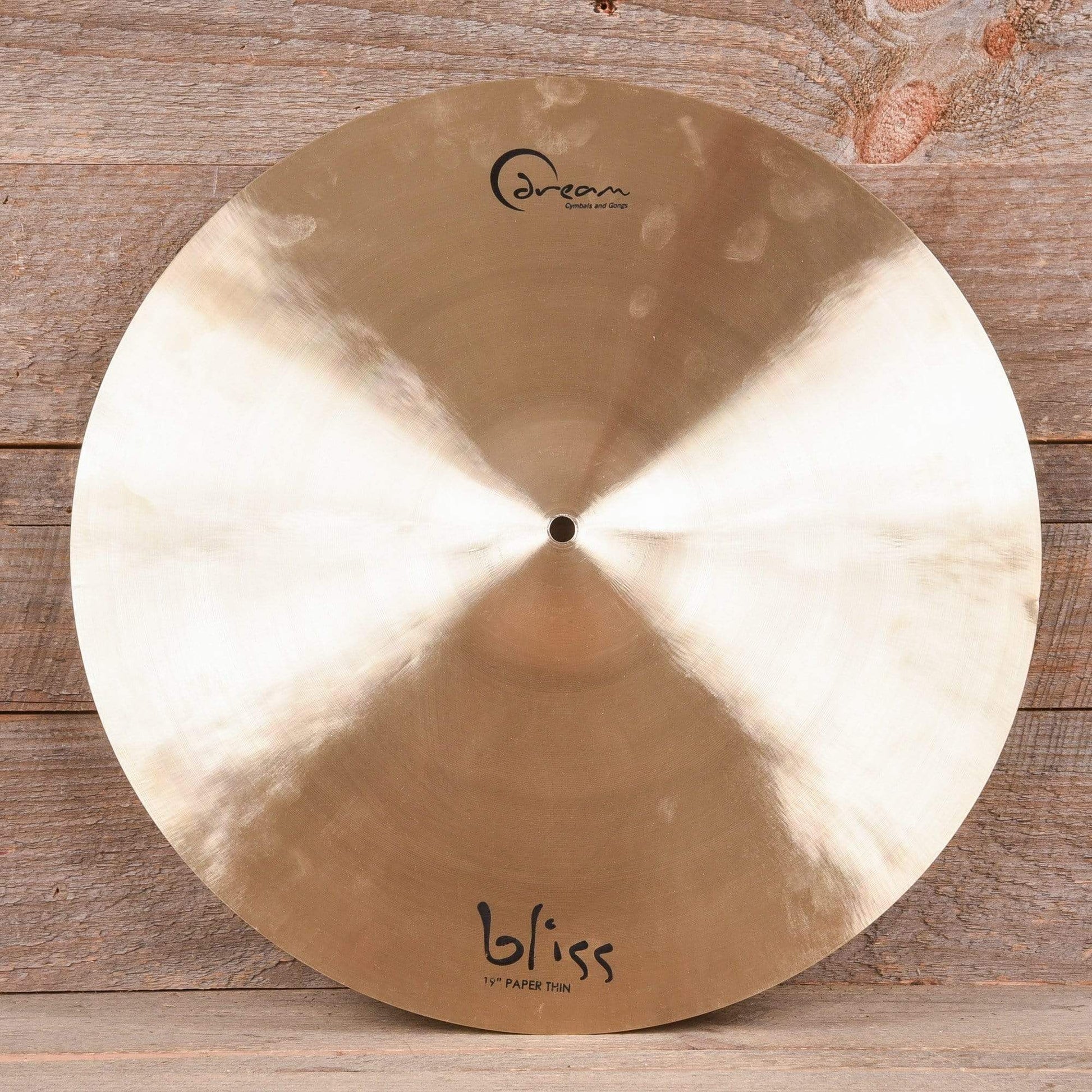 Dream 19" Bliss Paper Thin Crash Cymbal Drums and Percussion / Cymbals / Crash