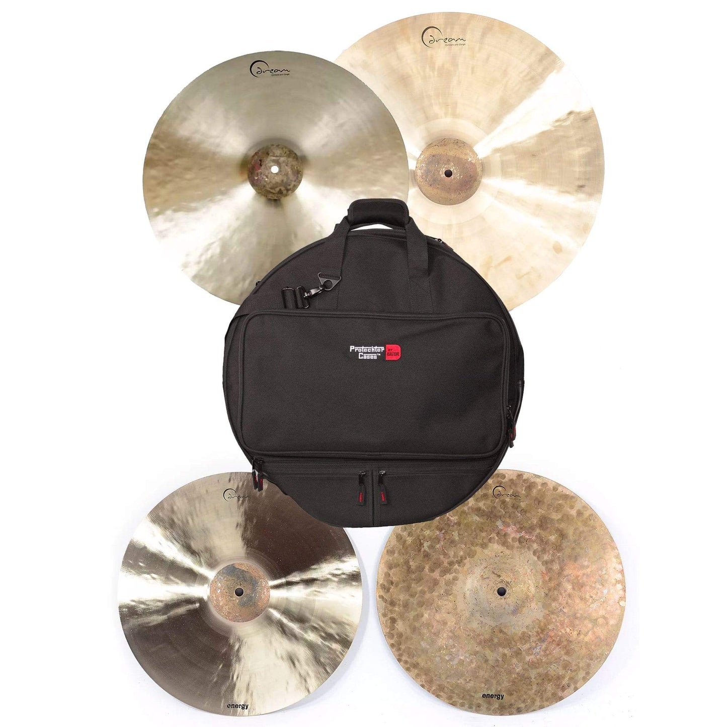 Dream 14/18/22" Dream Energy Cymbal Set (w/Gator 22" Backpack Cymbal Bag) Drums and Percussion / Cymbals / Cymbal Packs