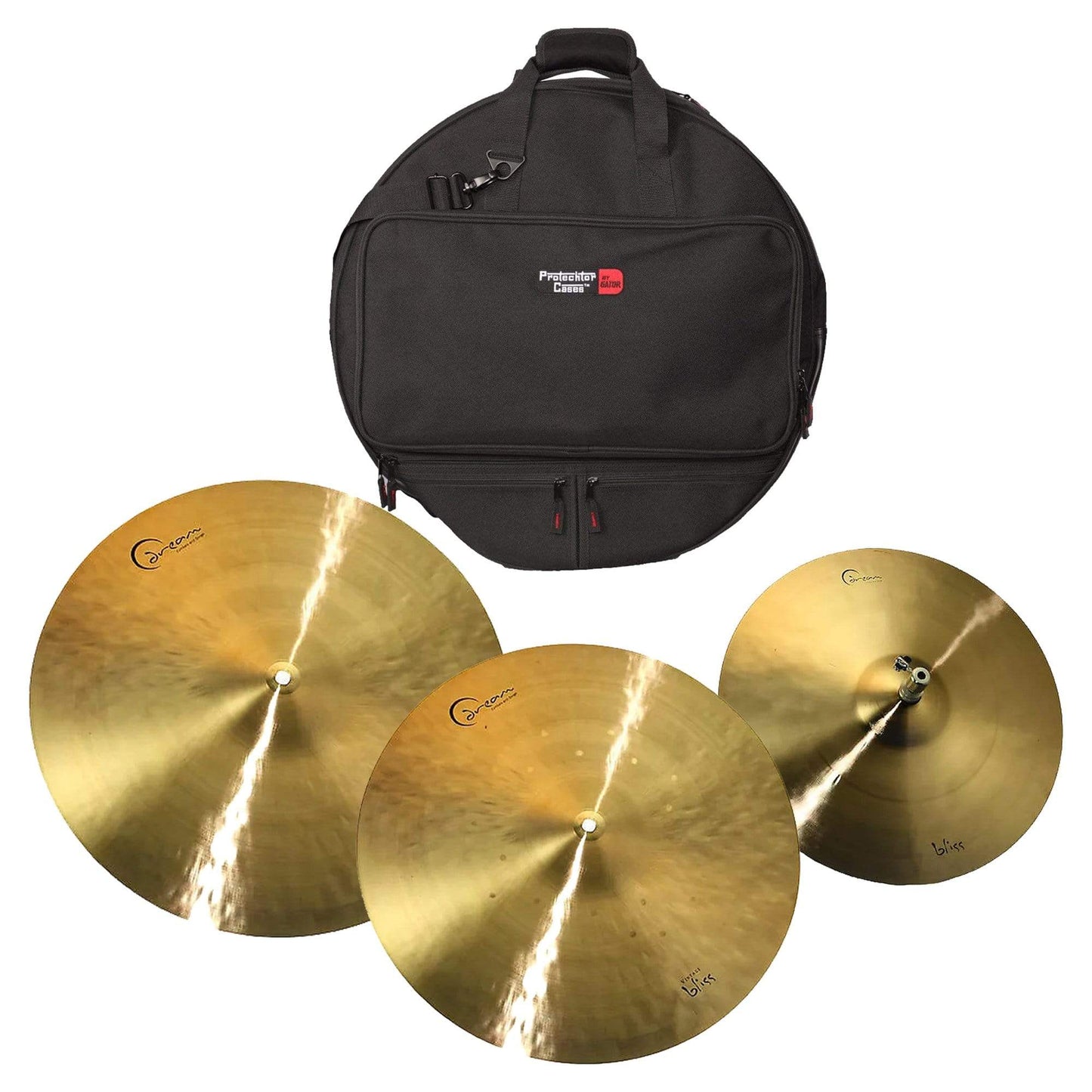 Dream 15/18/22" Dream Bliss Cymbal Set (w/Gator 22" Backpack Cymbal Bag) Drums and Percussion / Cymbals / Cymbal Packs