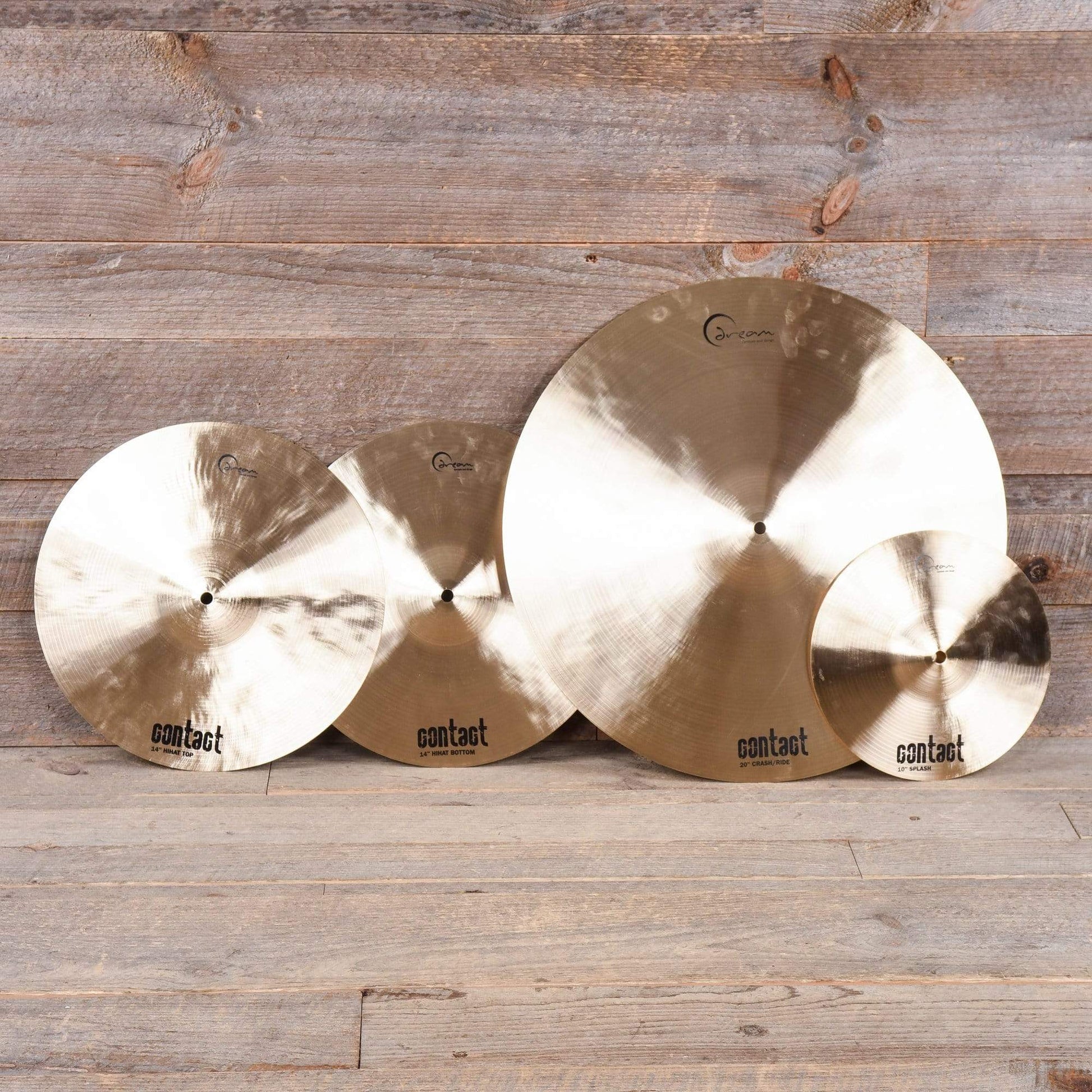 Dream Contact Series Cymbal Pack (14/20 w/Free 10" Splash) Drums and Percussion / Cymbals / Cymbal Packs