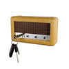 DropLight Combo Series Tweed Guitar Amp Wall Mounted Key Holder w/4 Keychains Accessories / Merchandise
