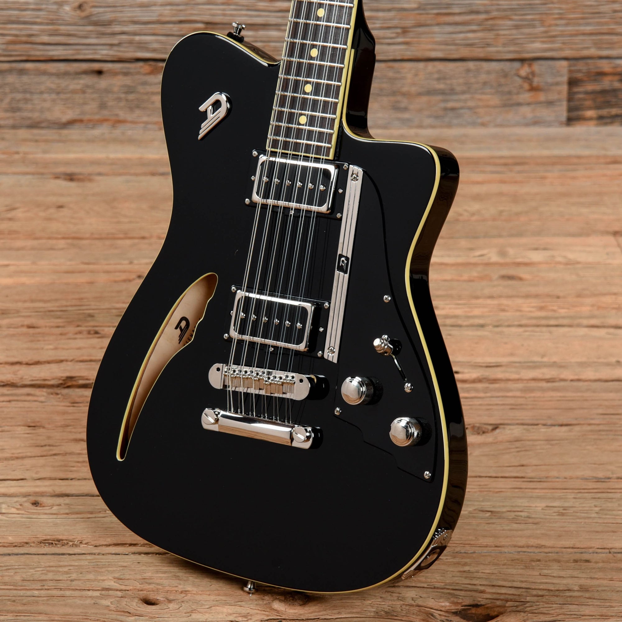 Duesenberg Caribou 12String Black Chicago Music Exchange