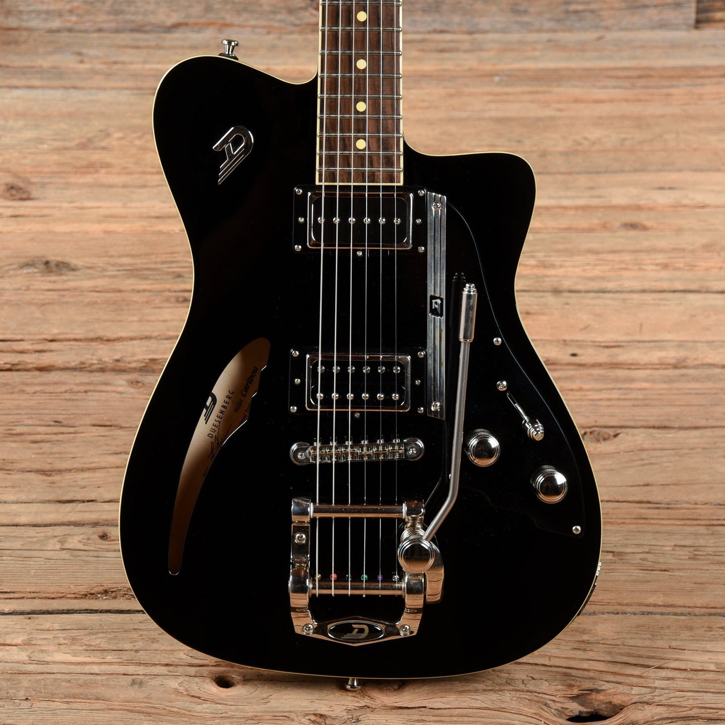 Duesenberg Caribou Black Electric Guitars / Semi-Hollow