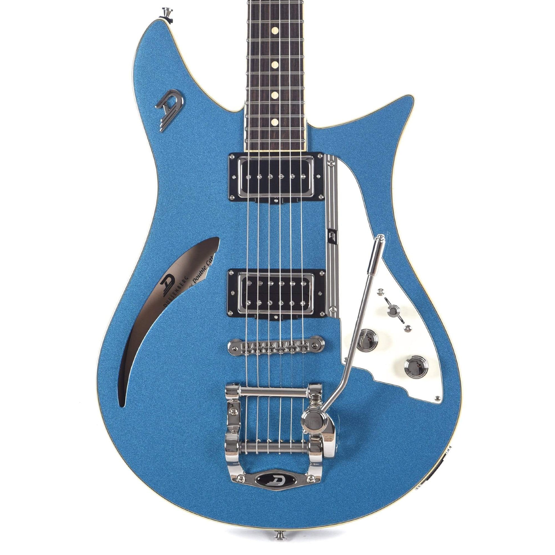 Duesenberg Double Cat Catalina Blue Electric Guitars / Semi-Hollow
