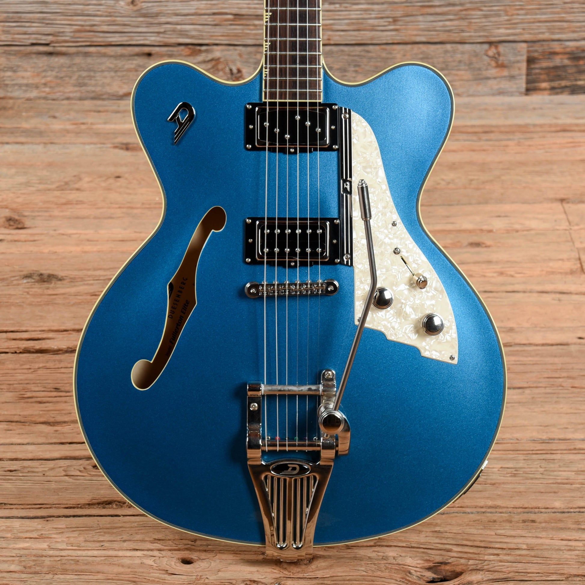 Duesenberg Fullerton Elite Catalina Blue Electric Guitars / Semi-Hollow