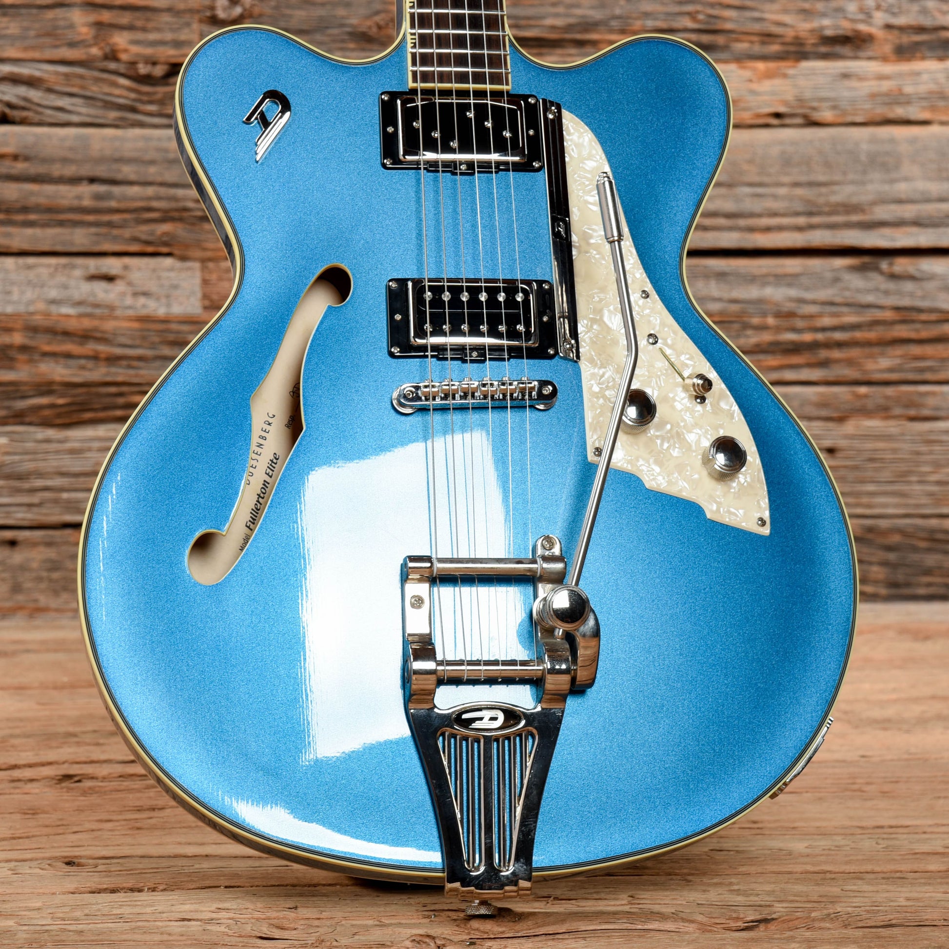Duesenberg Fullerton Elite Catalina Blue Electric Guitars / Semi-Hollow