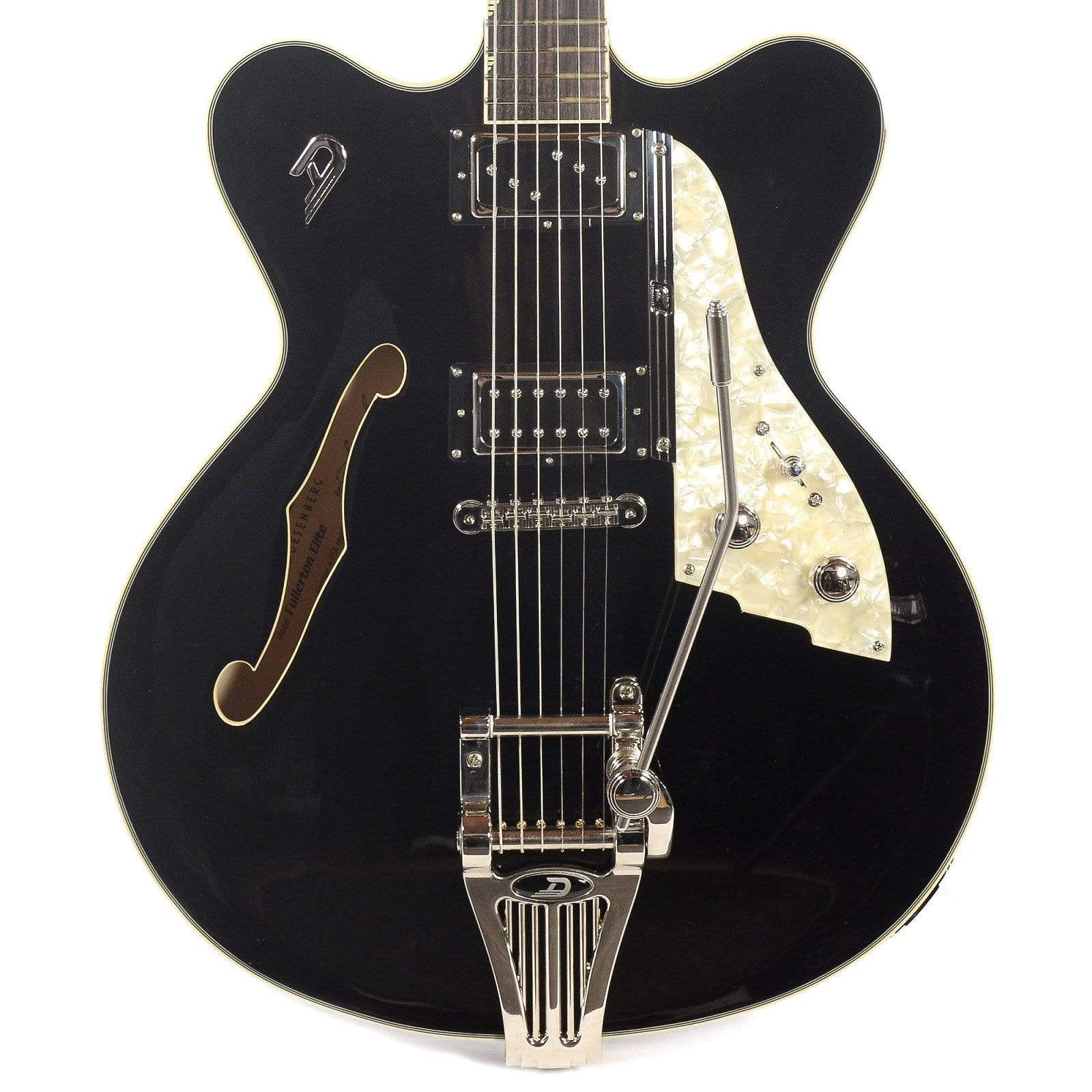 Duesenberg Fullerton Elite Semi-Hollow Body Black Electric Guitars / Semi-Hollow