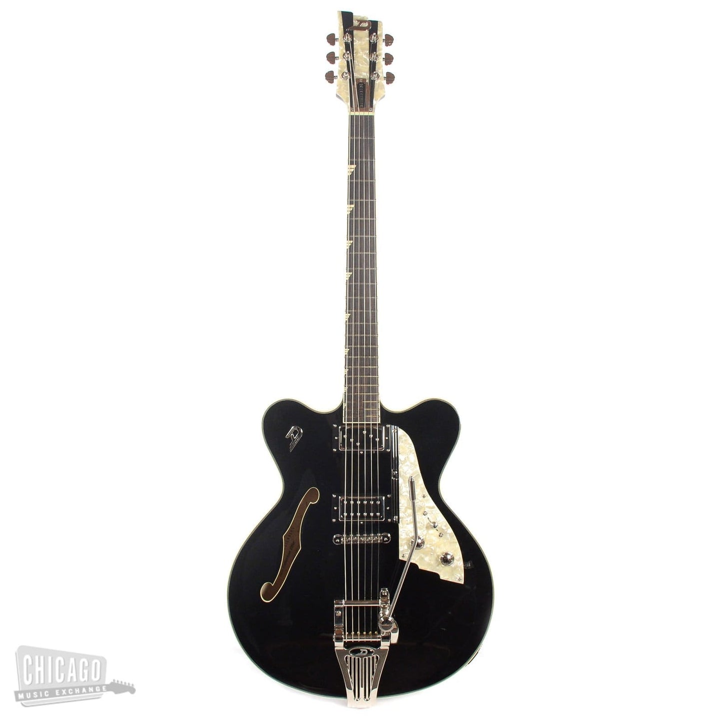 Duesenberg Fullerton Elite Semi-Hollow Body Black Electric Guitars / Semi-Hollow