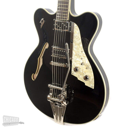 Duesenberg Fullerton Elite Semi-Hollow Body Black Electric Guitars / Semi-Hollow