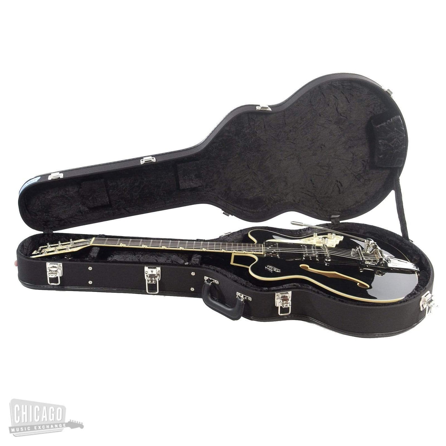 Duesenberg Fullerton Elite Semi-Hollow Body Black Electric Guitars / Semi-Hollow
