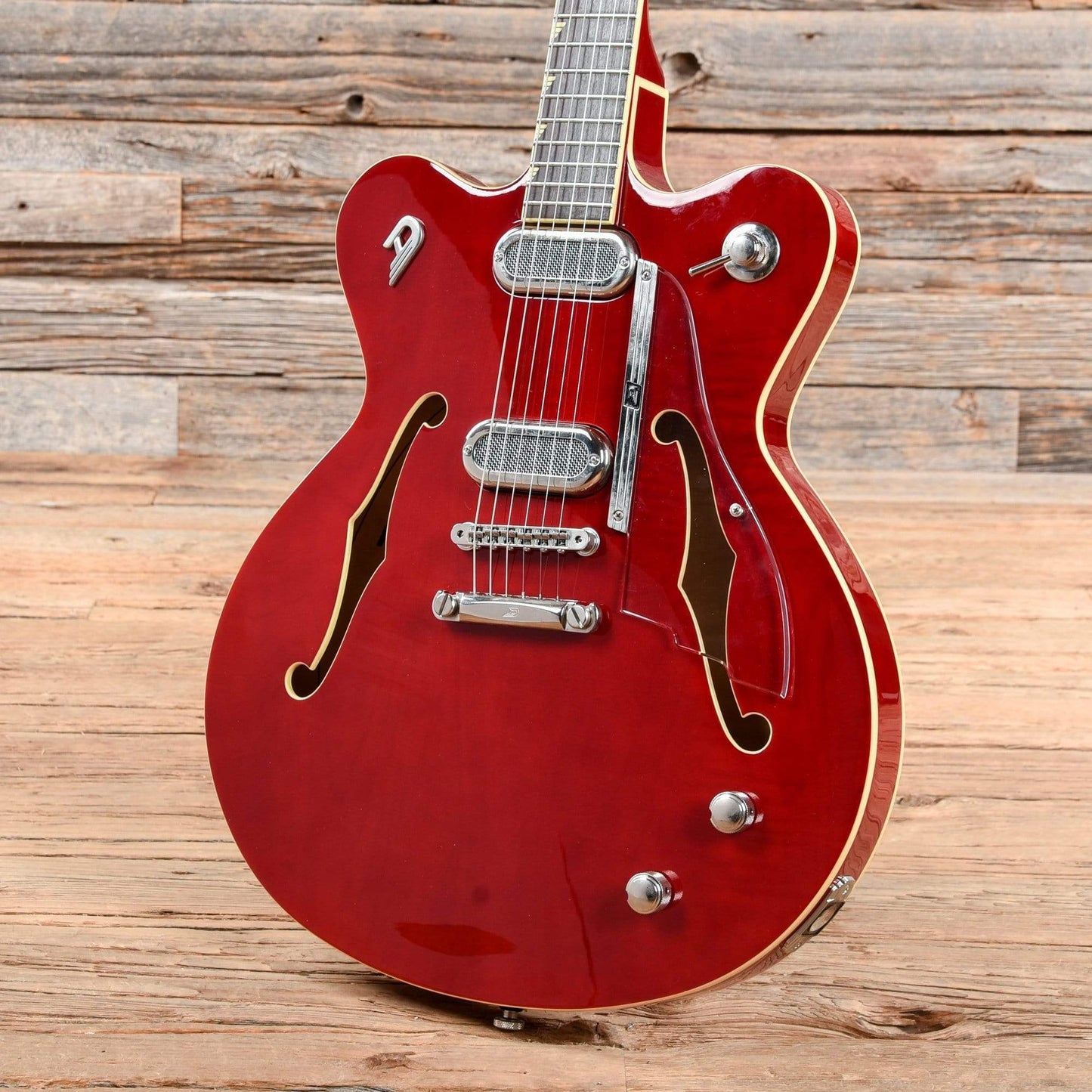 Duesenberg Gran Majesto Cherry Red Double Cutaway Electric Guitars / Semi-Hollow