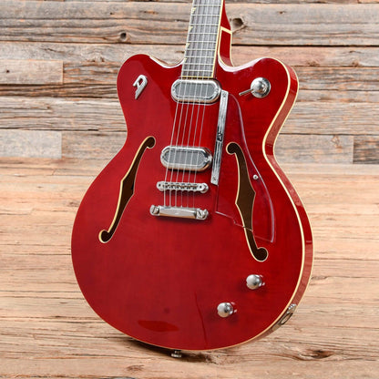 Duesenberg Gran Majesto Cherry Red Double Cutaway Electric Guitars / Semi-Hollow