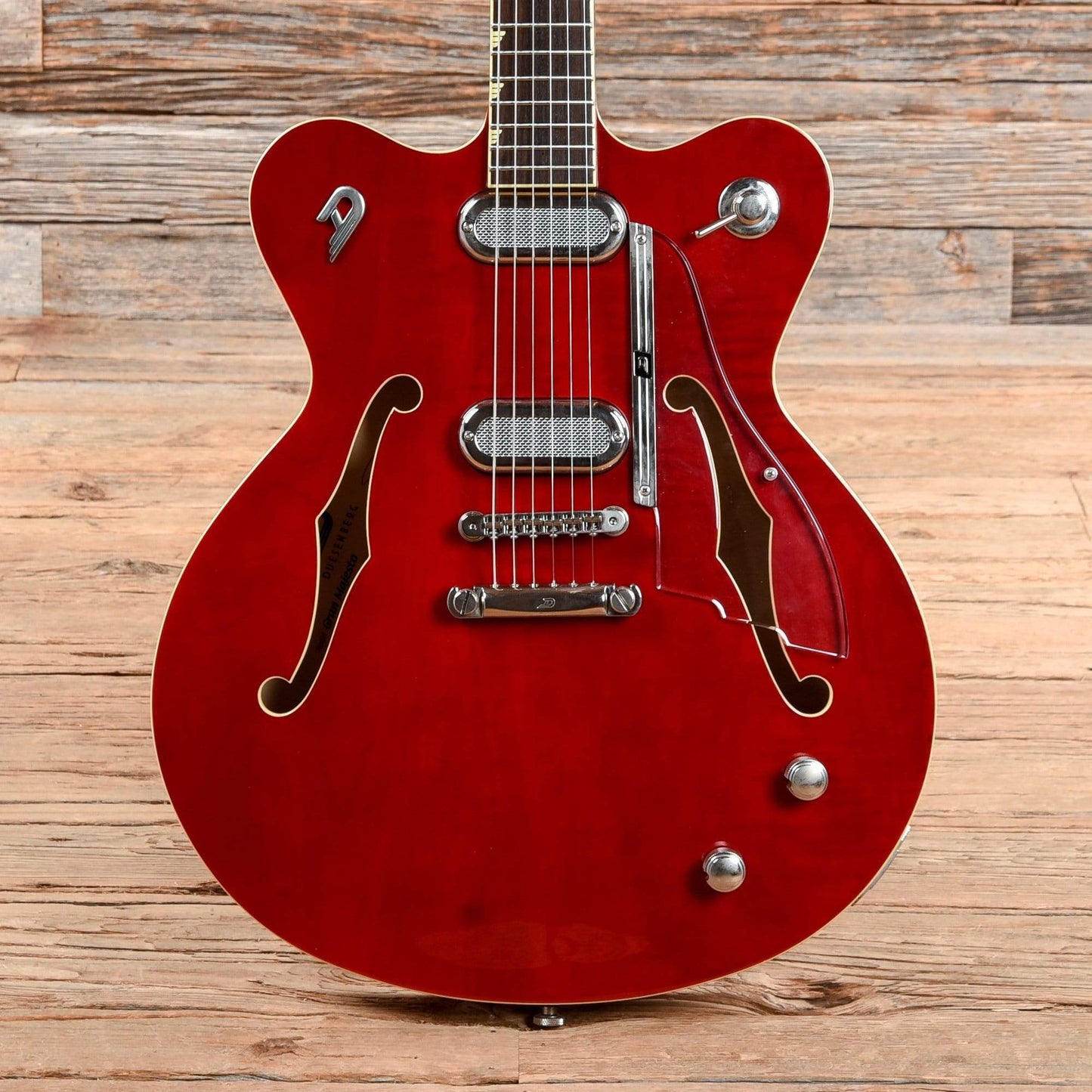 Duesenberg Gran Majesto Cherry Red Double Cutaway Electric Guitars / Semi-Hollow