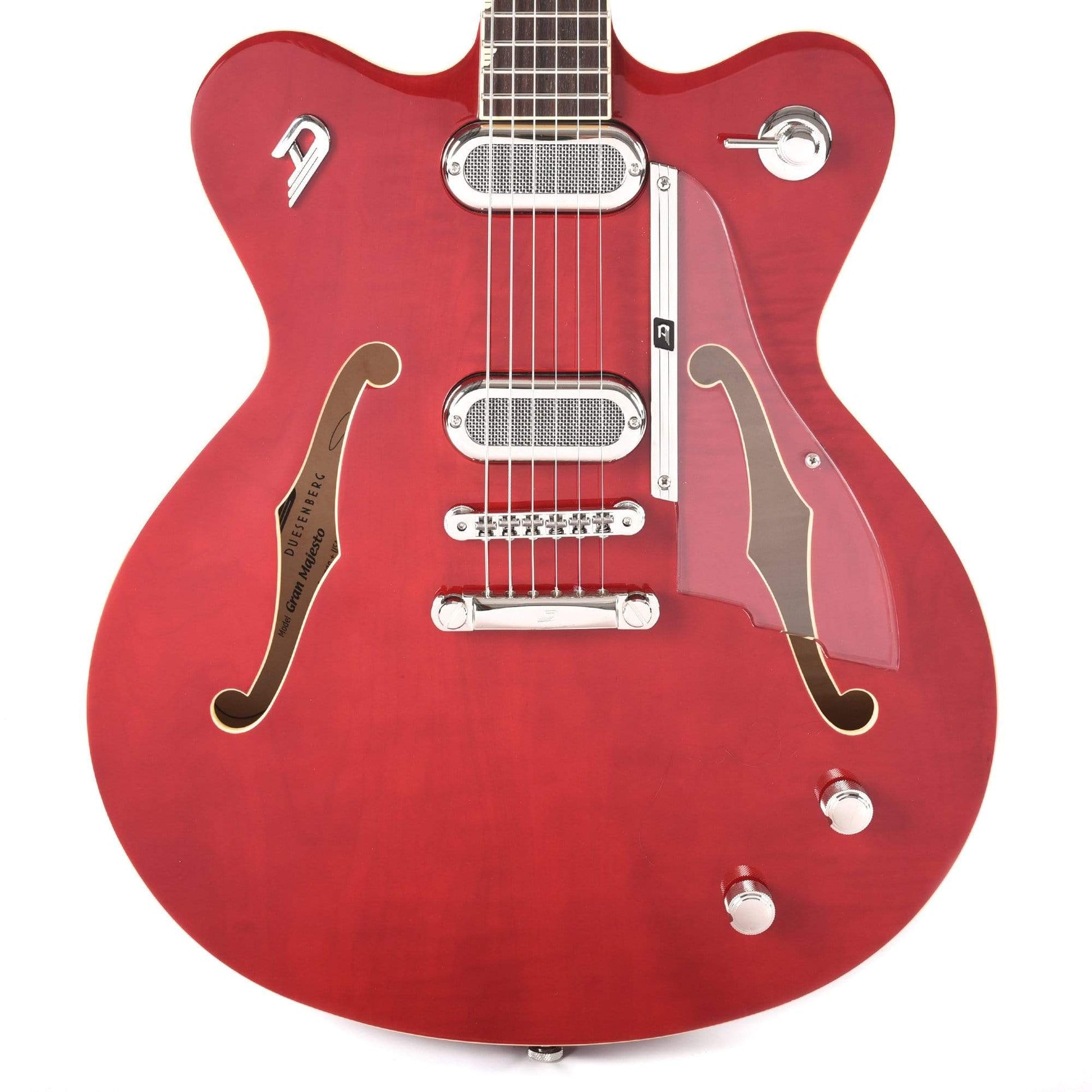 Duesenberg Gran Majesto Cherry Red Double Cutaway Electric Guitars / Semi-Hollow