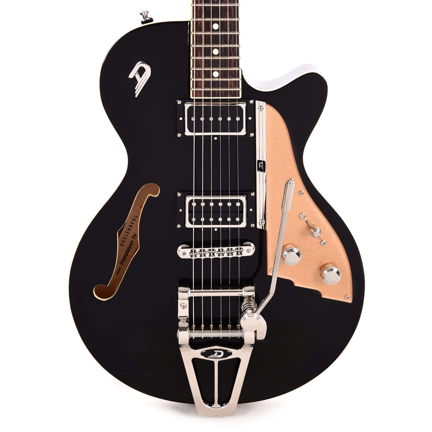 Duesenberg Starplayer TV Black Electric Guitars / Semi-Hollow