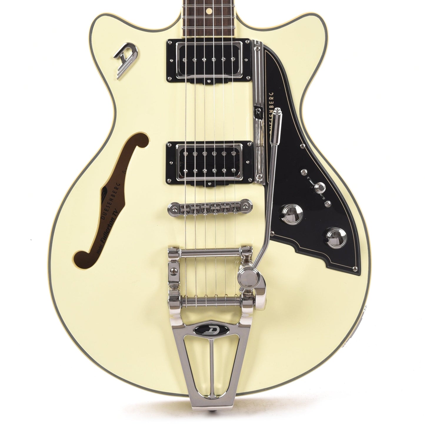 Duesenberg Starplayer TV Fullerton Series Vintage White Electric Guitars / Semi-Hollow