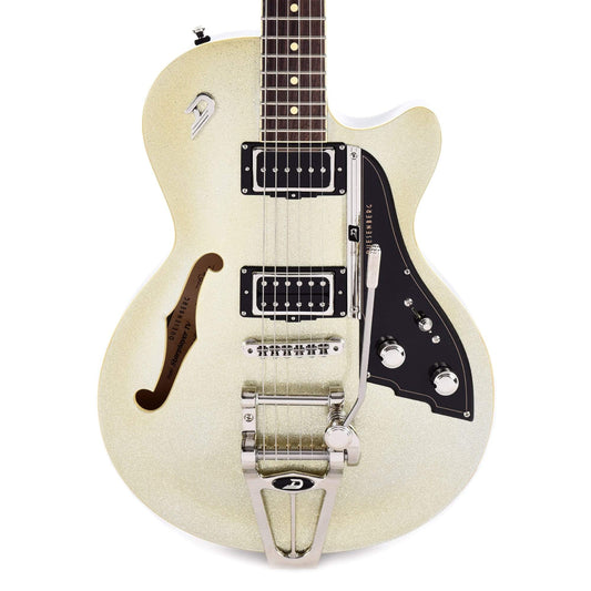 Duesenberg Starplayer TV Silver Sparkle Electric Guitars / Semi-Hollow