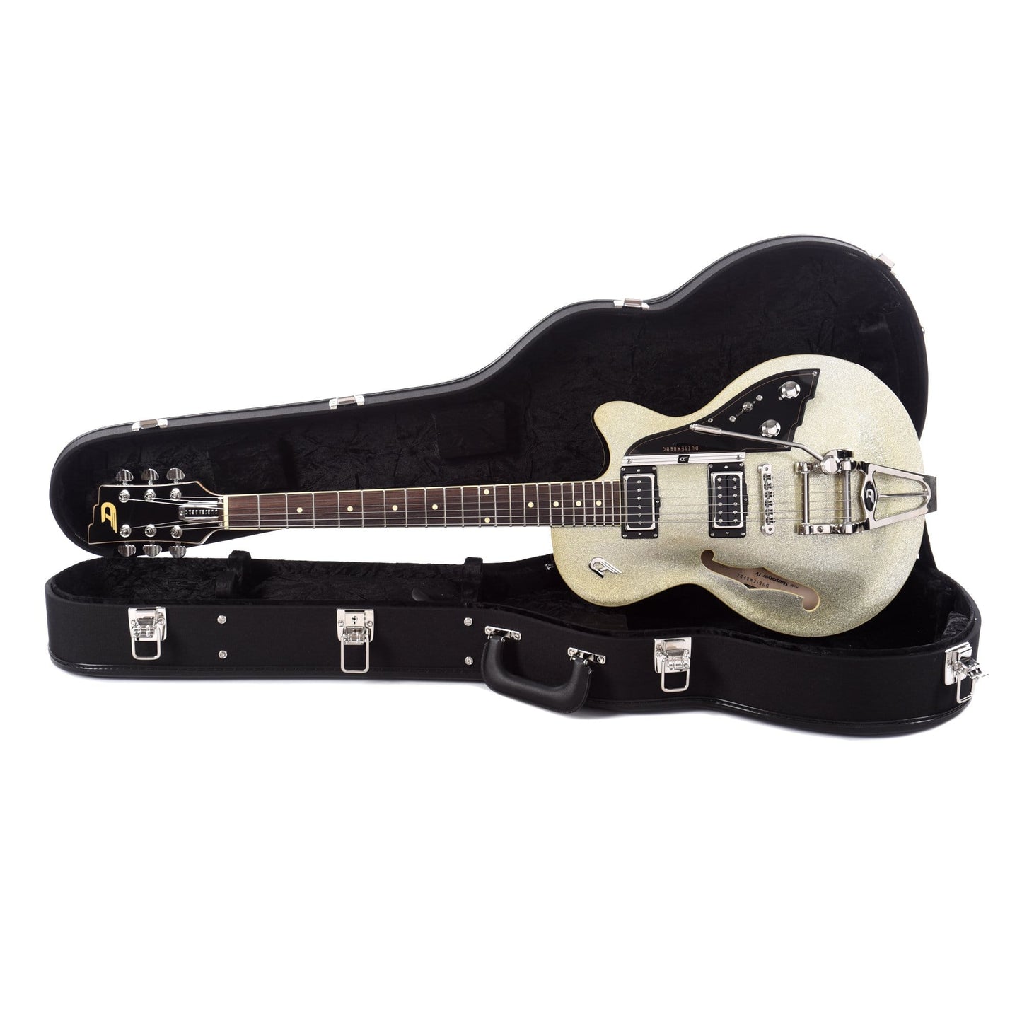Duesenberg Starplayer TV Silver Sparkle Electric Guitars / Semi-Hollow