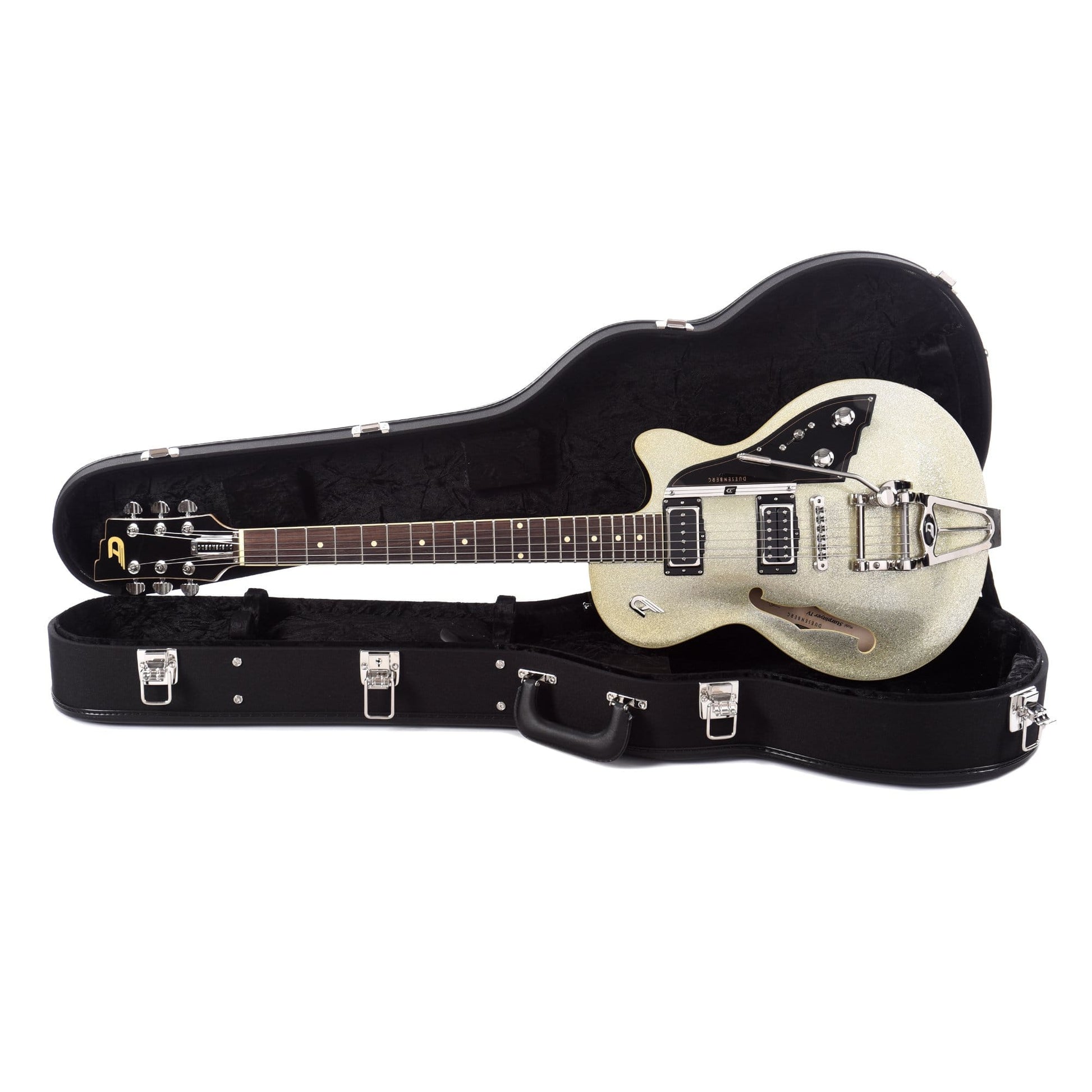 Duesenberg Starplayer TV Silver Sparkle Electric Guitars / Semi-Hollow