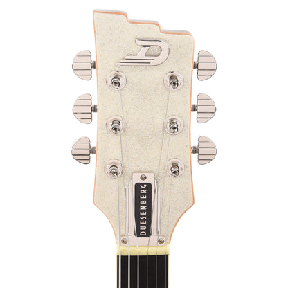 Duesenberg Alliance Dave Baksh Signature White Sparkle Electric Guitars / Solid Body