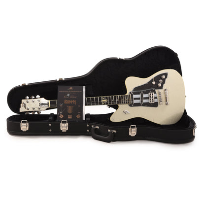 Duesenberg Alliance Dave Baksh Signature White Sparkle Electric Guitars / Solid Body