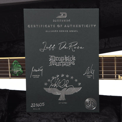 Duesenberg Alliance Jeff DaRosa Signature Catalina Green Burst Electric Guitars / Solid Body