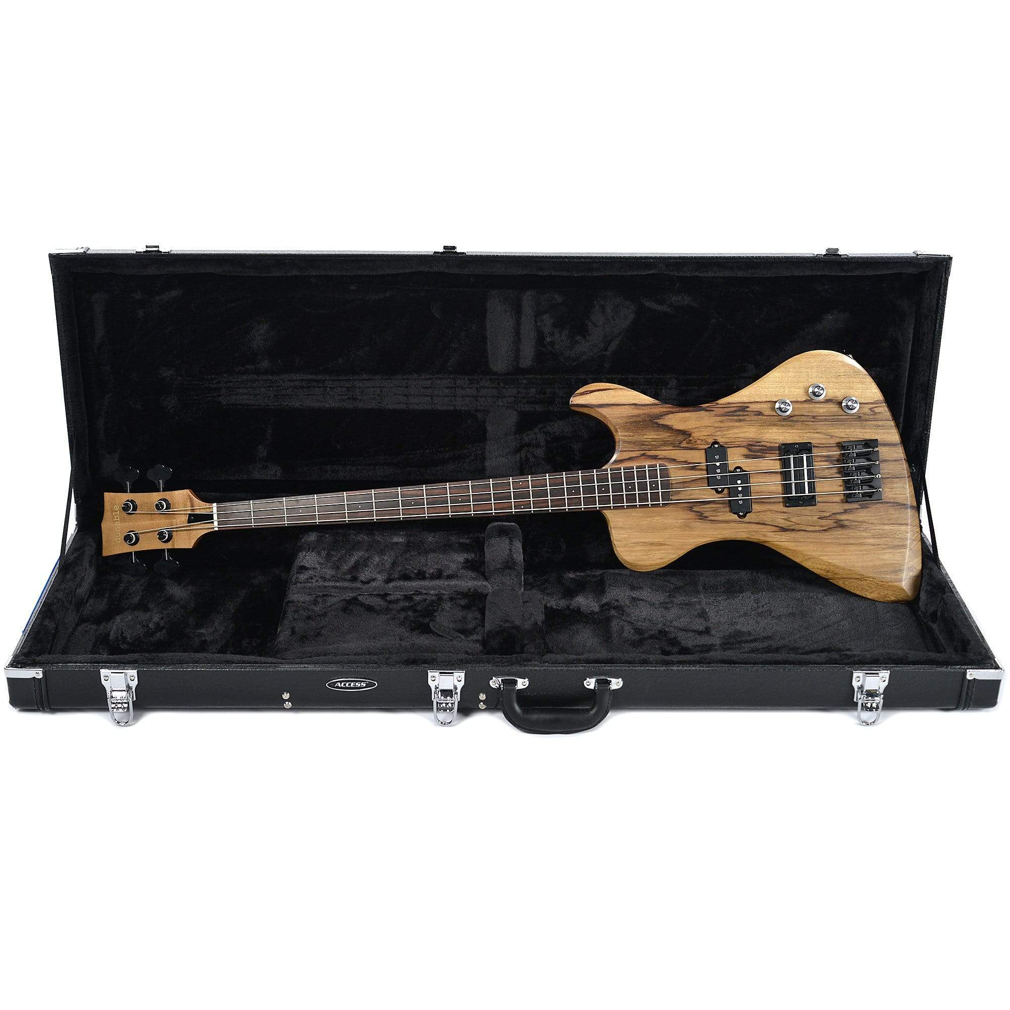 Dunable R2 Bass Black Limba w/Bigfoot Humbucker & Reverse P-Style Pickup Bass Guitars / 4-String