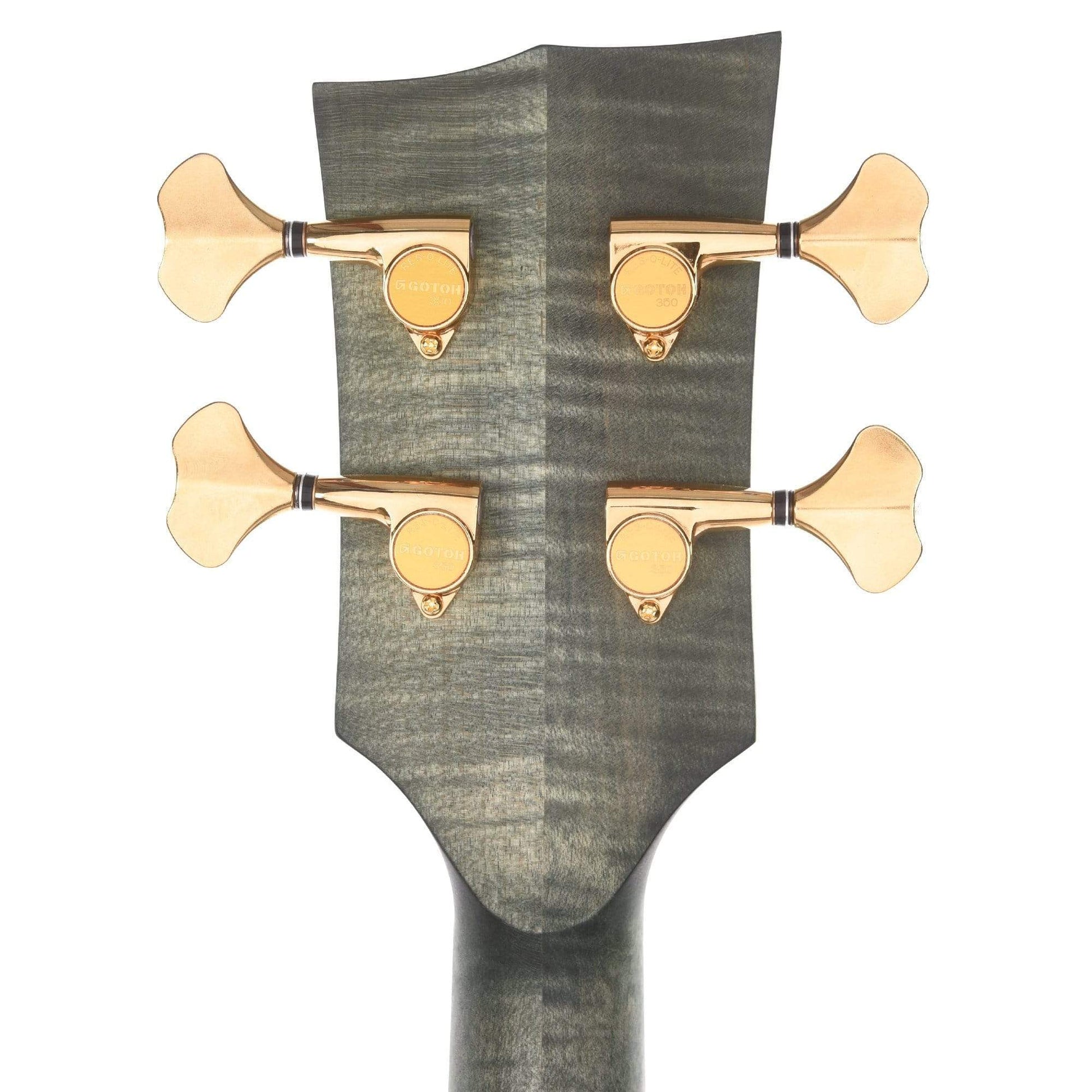 Dunable R2 Bass Burl Top Transparent Green Flame Maple Neck w/Bigfoot Pickup & Built in Pipe Bass Guitars / 4-String