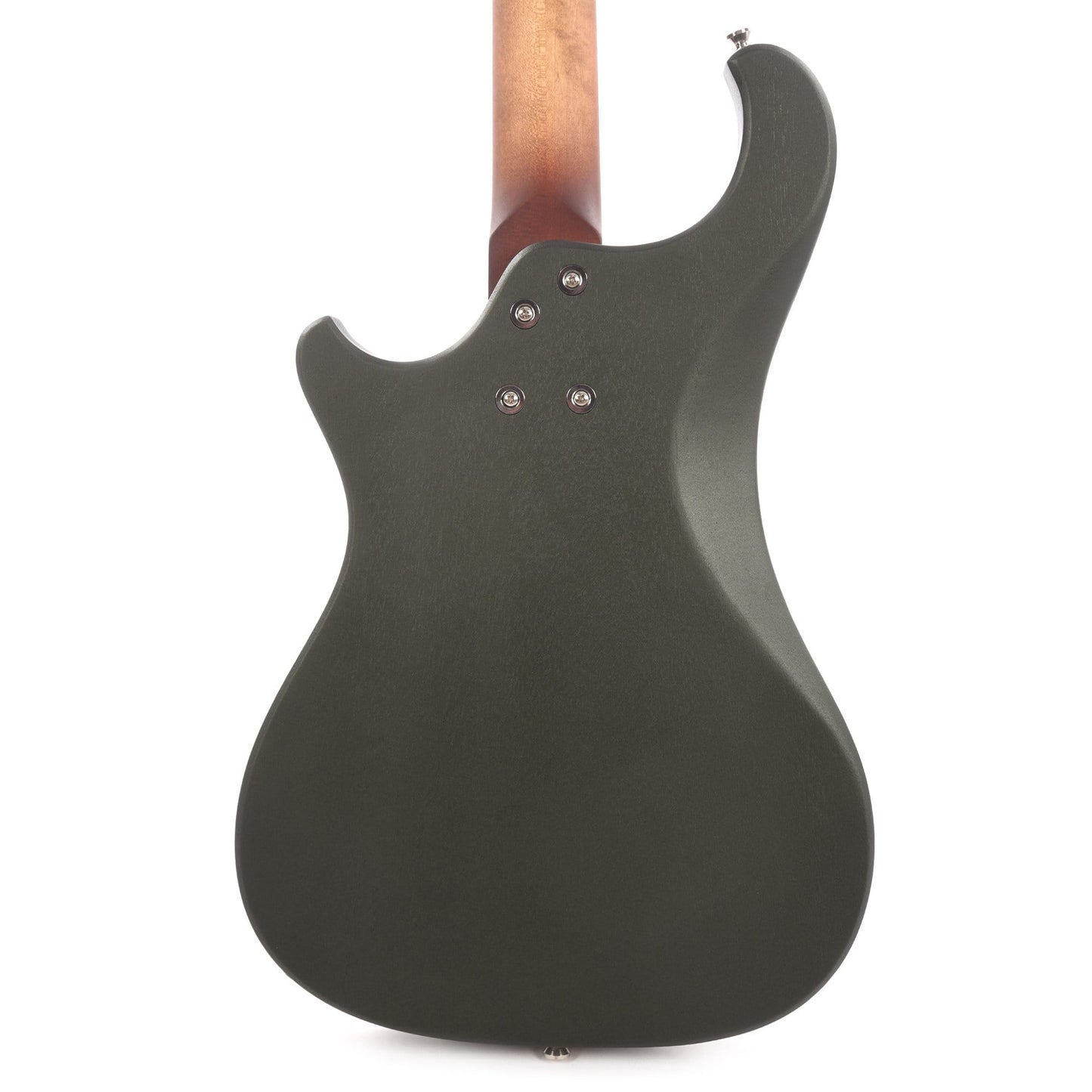 Dunable Thunderclapper Metallic Jeep Green Matte w/Baphomet Pickup Bass Guitars / 4-String