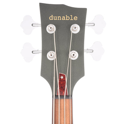 Dunable Thunderclapper Metallic Jeep Green Matte w/Baphomet Pickup Bass Guitars / 4-String