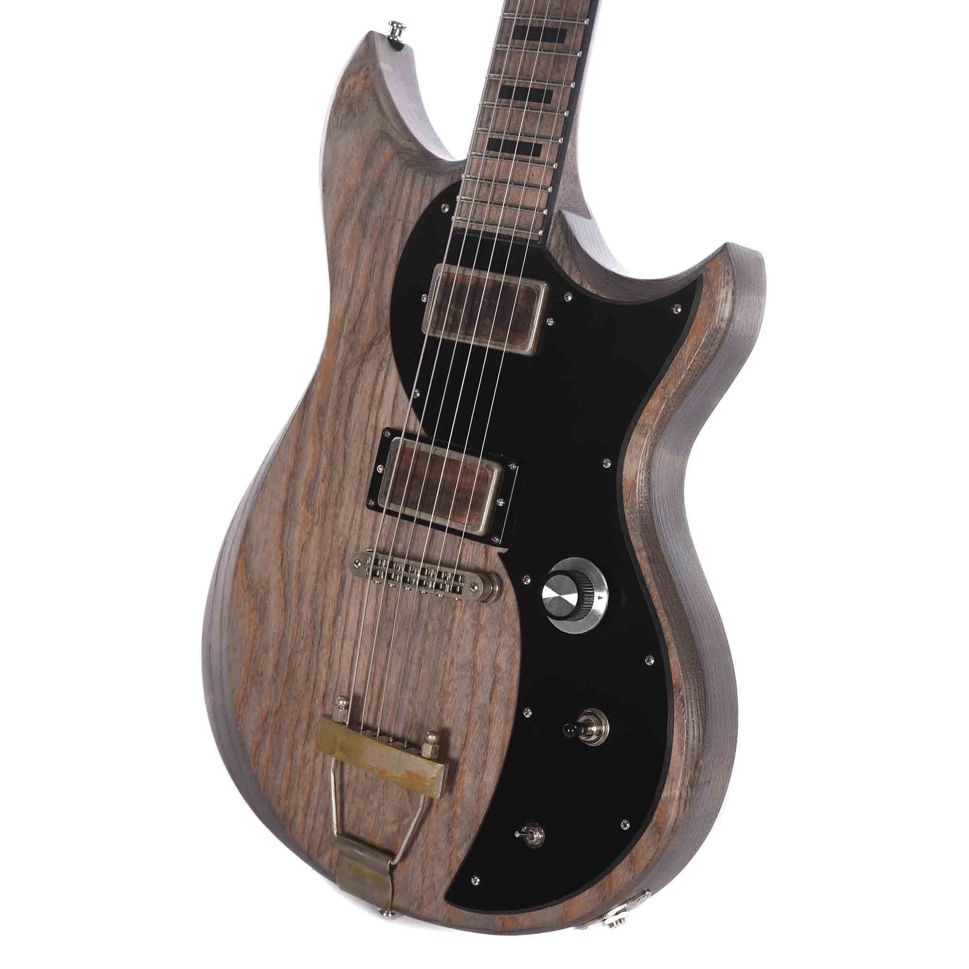 Dunable Cyclops Baritone Swamp Ash Charcoal Grey Stain w/Slugwolfs & Ebony Blocks Electric Guitars / Baritone