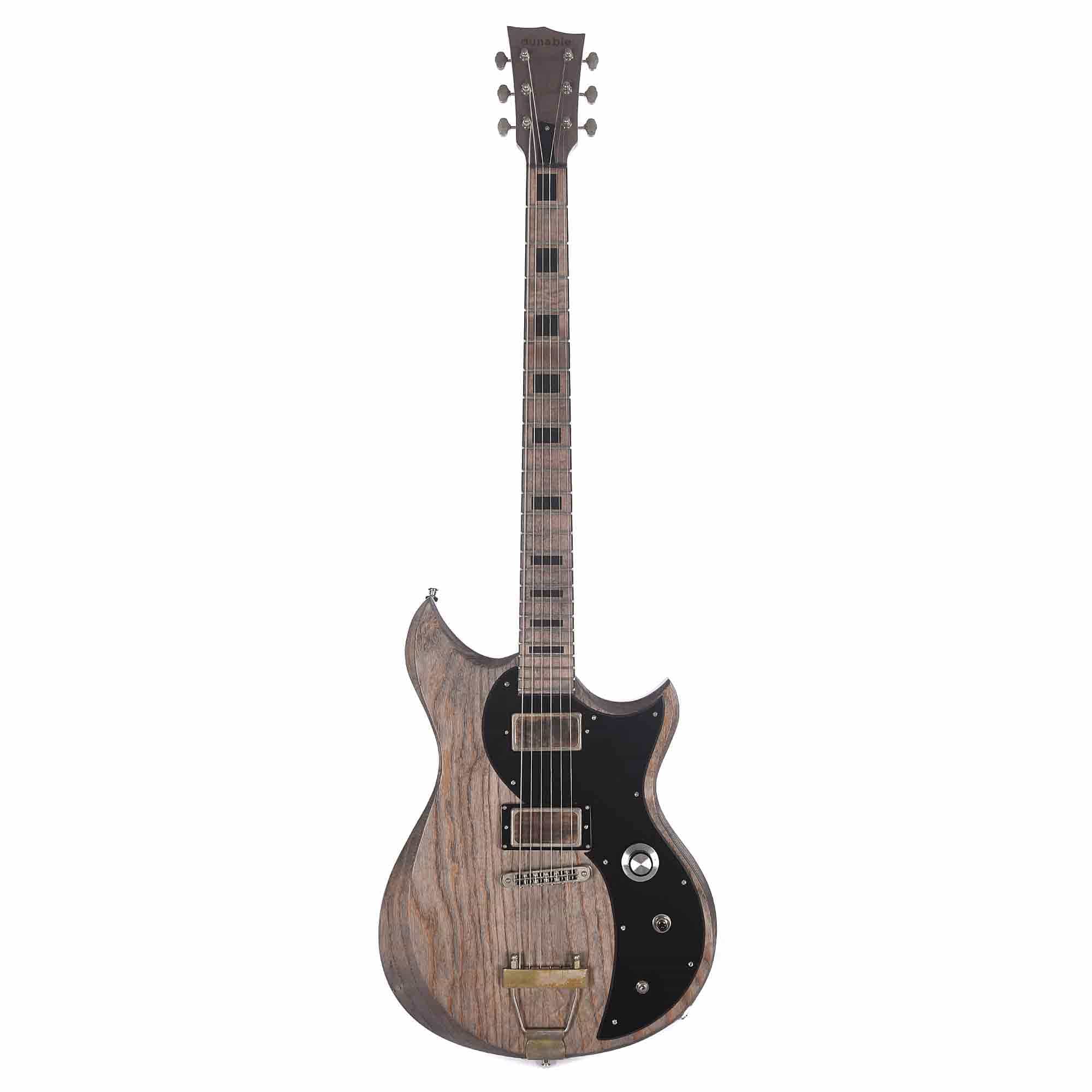 Dunable Cyclops Baritone Swamp Ash Charcoal Grey Stain w/Slugwolfs & Ebony Blocks Electric Guitars / Baritone