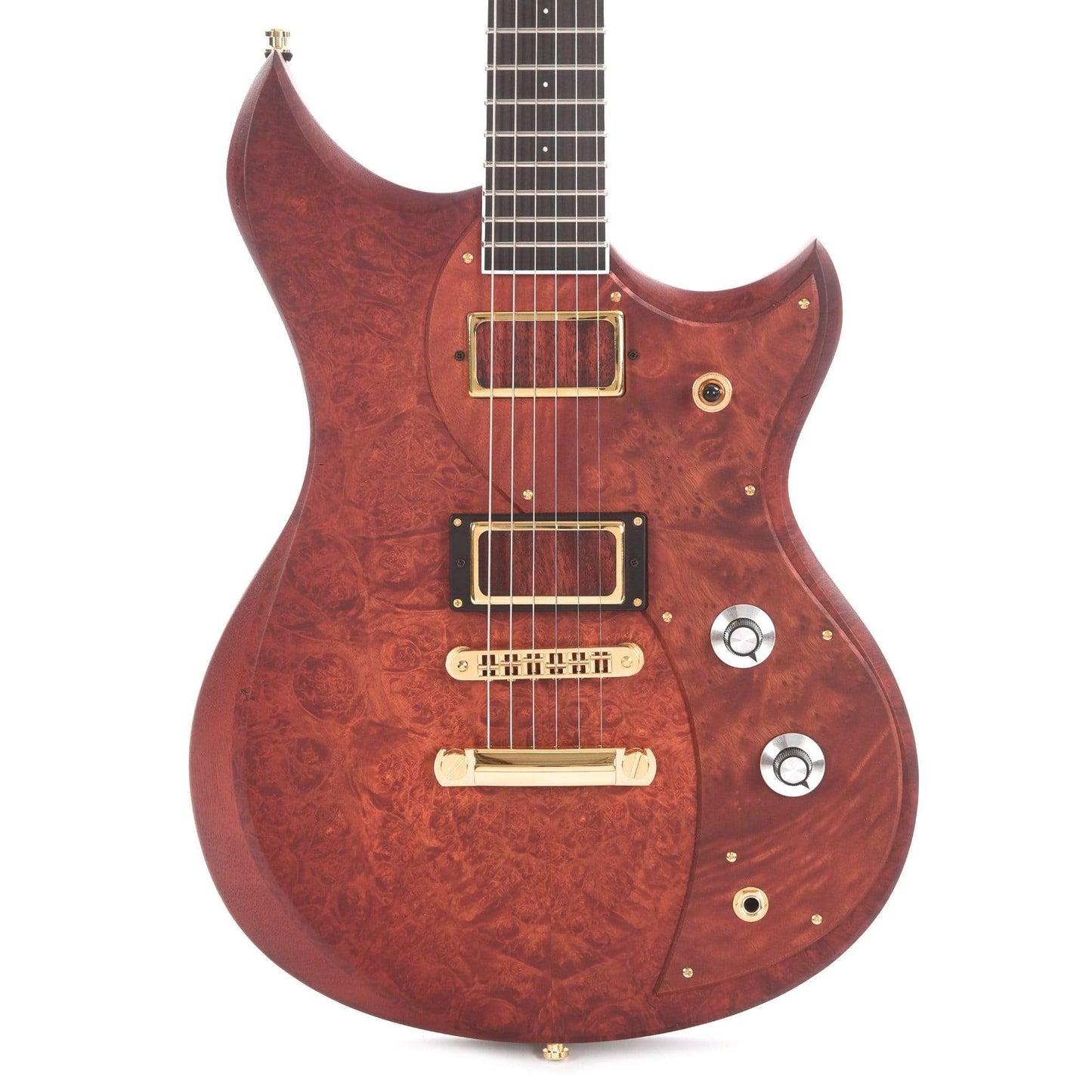 Dunable Cyclops Burl Maple Top/Pickguard Red Amber Burst w/Slugwolf Pickups Electric Guitars / Solid Body